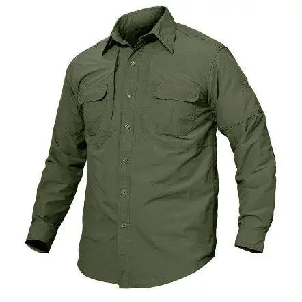 Chemise militaire homme hot sale