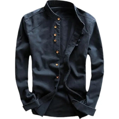 CHEMISE MILITAIRE EN LAIN