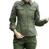 Chemise militaire femme