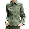 Chemise militaire femme