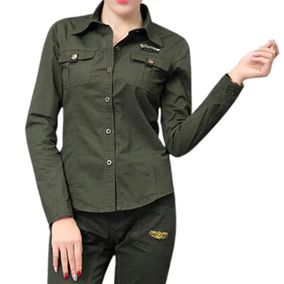 Chemise militaire femmes