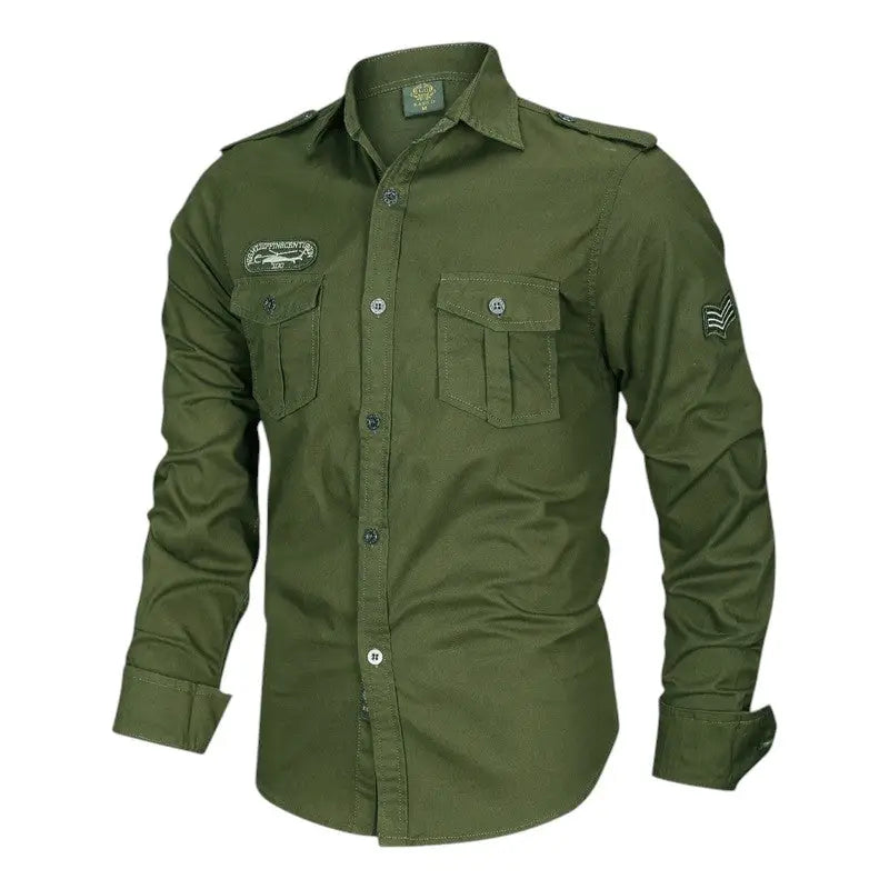 Chemise militaire homme