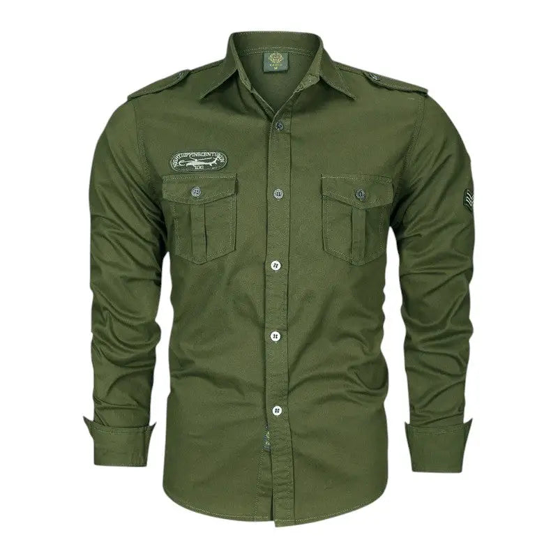 Chemise militaire homme