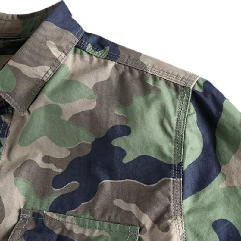 Chemise militaire homme grande taille