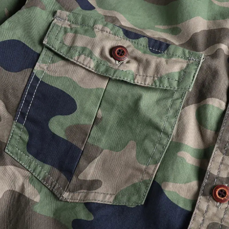 Chemise militaire homme grande taille
