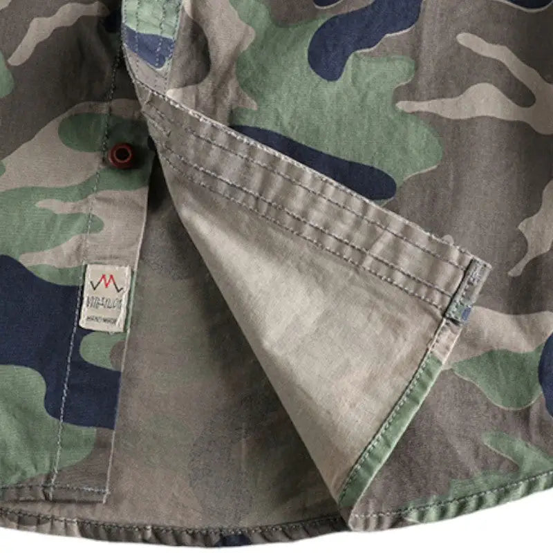 Chemise militaire homme grande taille