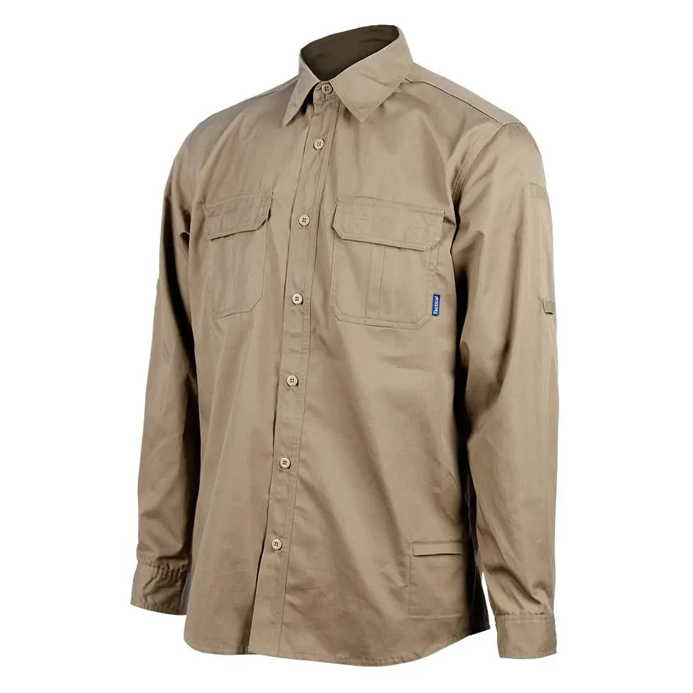 Chemise militaire homme manches longues