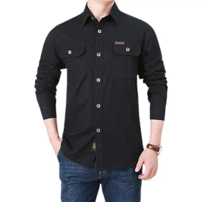 Chemise militaire noires