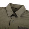 Chemise militaire style pour homme