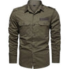 Chemise militaire style pour homme