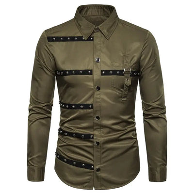 Chemise militaire vert