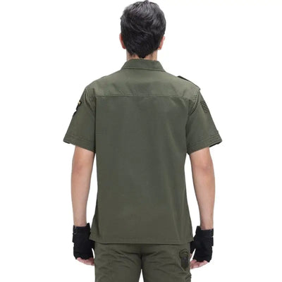 Chemise pour hommes style militaire