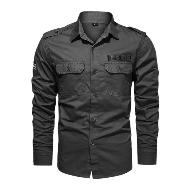 Chemise style homme militaire