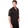 Chemise style militaire homme