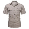 Chemise style militaire pour hommes