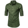 Chemise treillis militaire homme