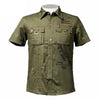 Chemise vert camouflage militaire