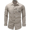 Chemise vert militaire homme