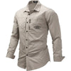 Chemise vert militaire homme