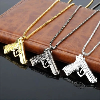 COLLIER MILITAIRE - 9MM (OR)