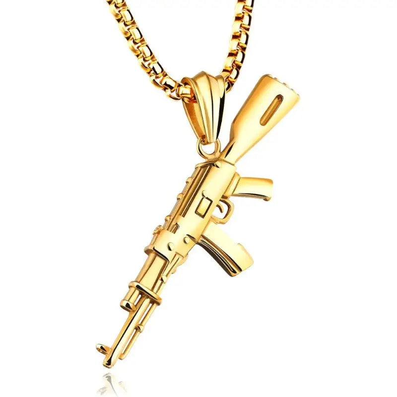 COLLIER MILITAIRE - AK-47 (OR)