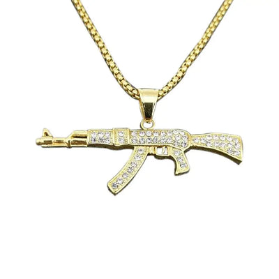 COLLIER MILITAIRE - AK-47 (OR)