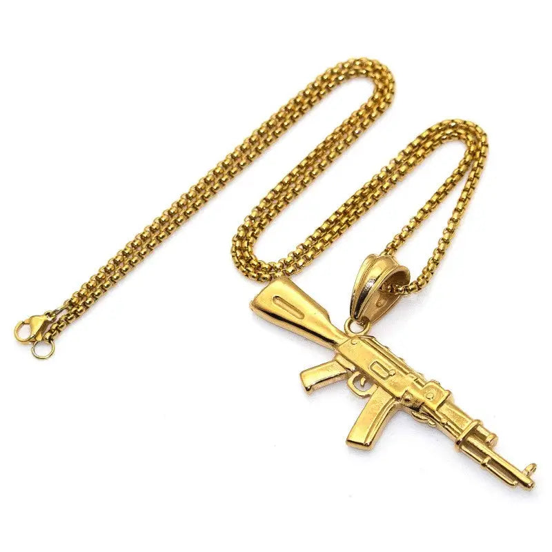 COLLIER MILITAIRE - AK-47 (OR)