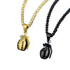 COLLIER MILITAIRE - GRENADE (OR)