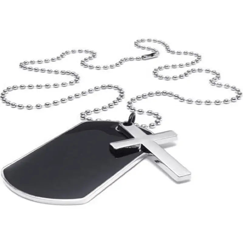 Collier plaque militaire homme personnalisé