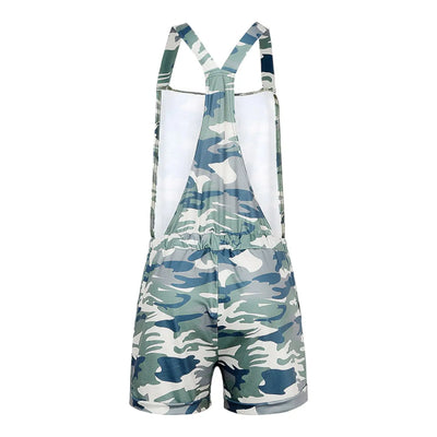 Combi short militaire femme