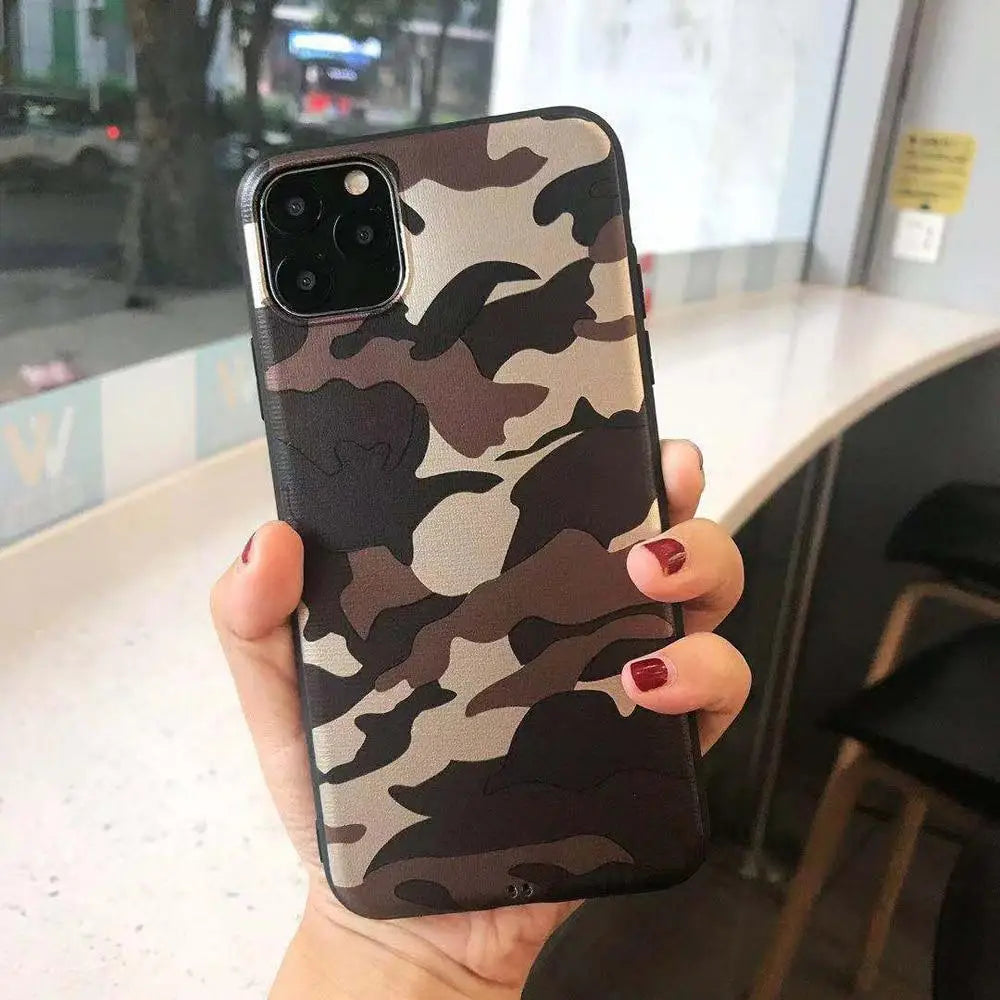 Coque iPhone camouflage militaire