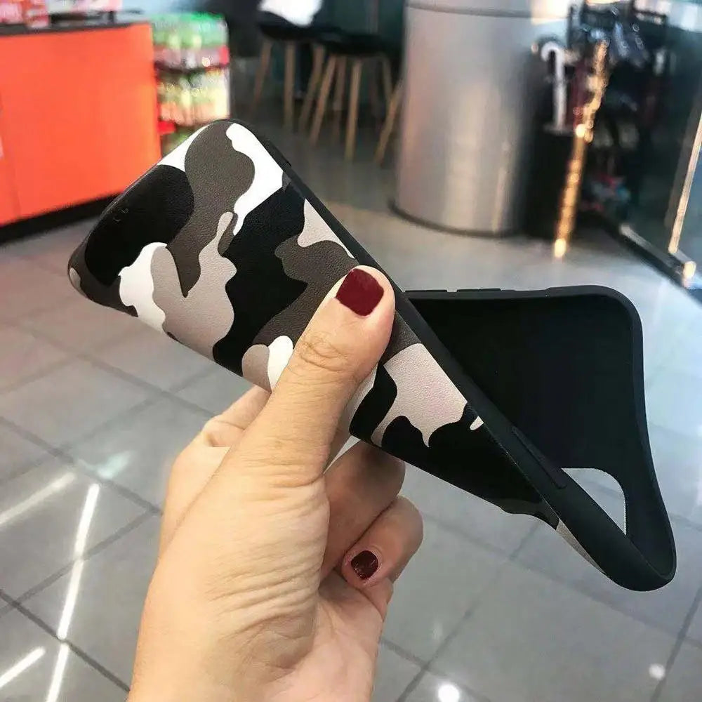 Coque iPhone camouflage militaire
