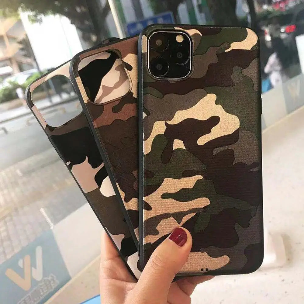 Coque iPhone camouflage militaire
