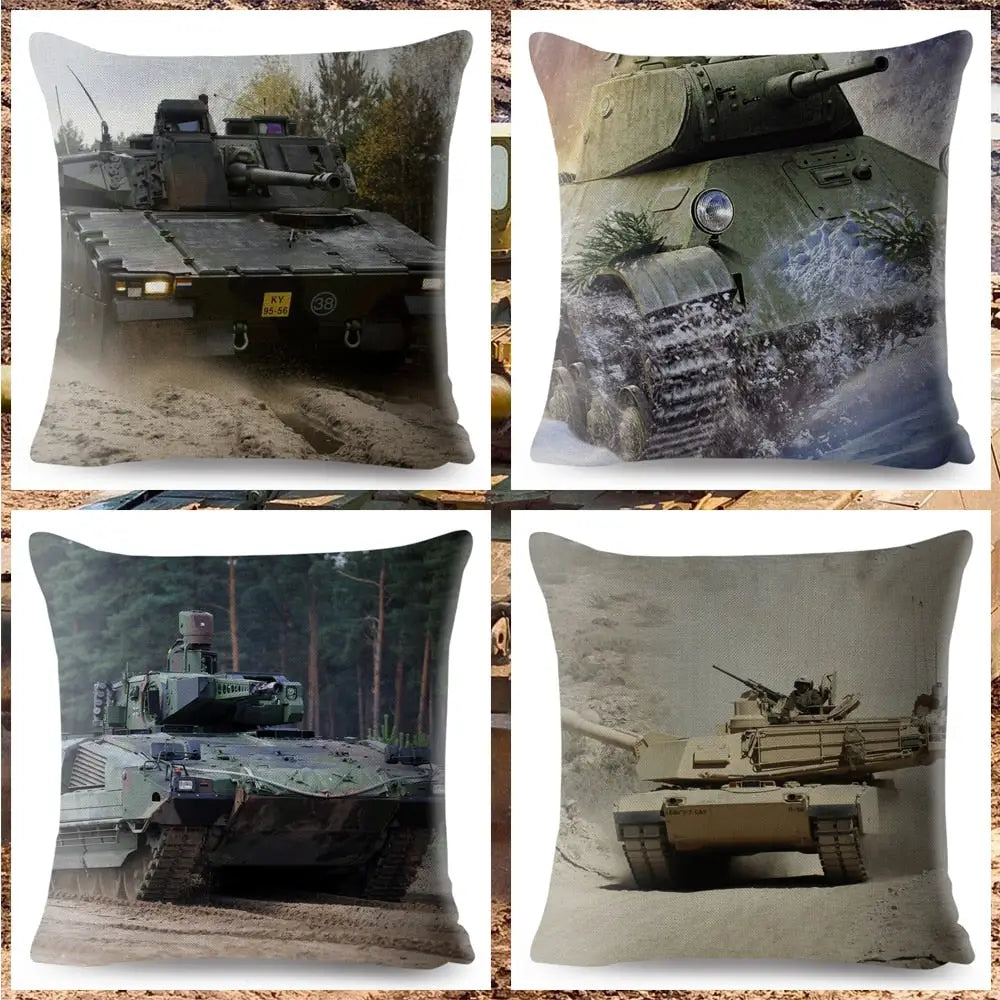 COUSSIN MILITAIRE - DÉCOR ARME DE GUERRE