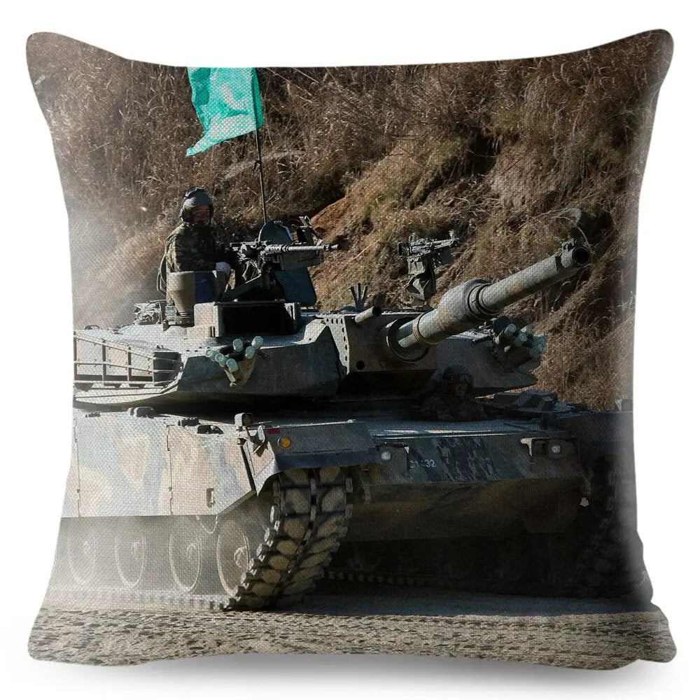 COUSSIN MILITAIRE - DÉCOR ARME DE GUERRE
