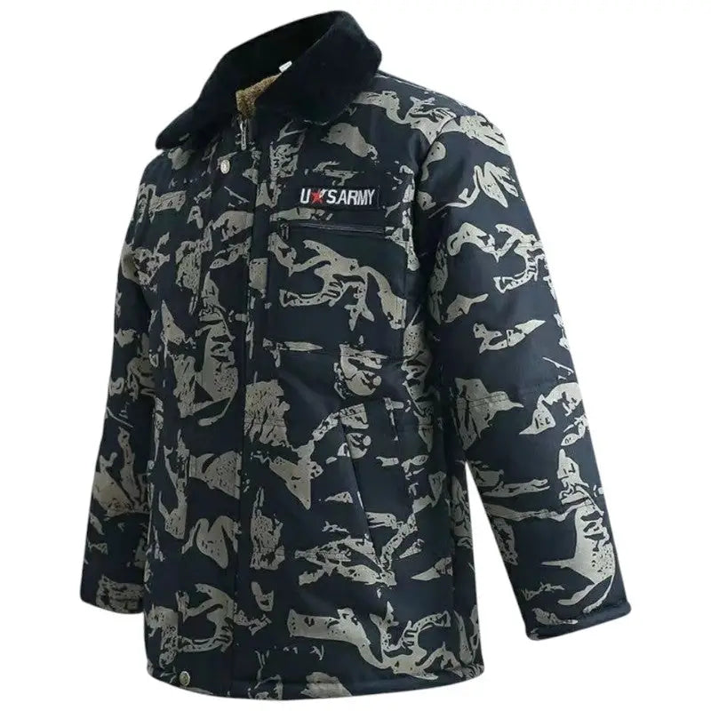 Doudoune camouflage militaire homme