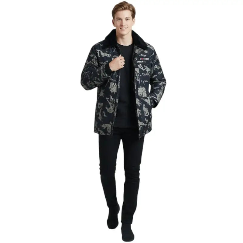 Doudoune camouflage militaire homme