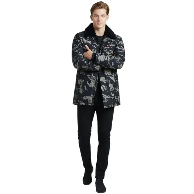 Doudoune camouflage militaire homme