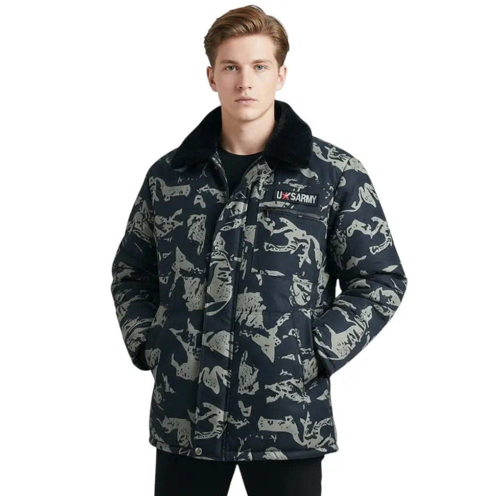 Doudoune camouflage militaire homme