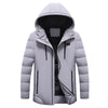 Doudoune capuche chauffante