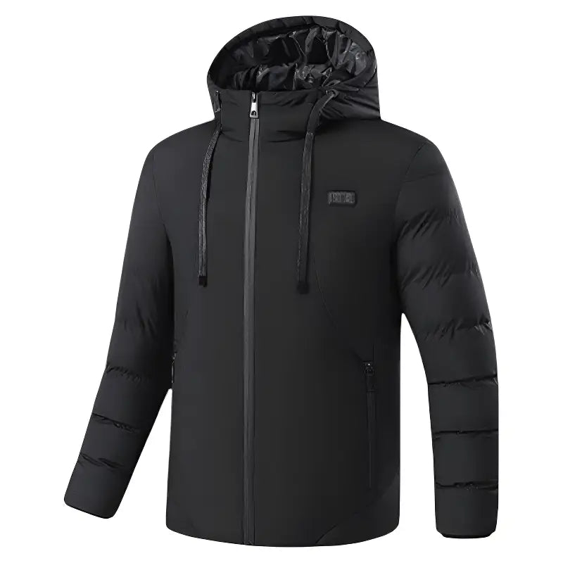 Doudoune capuche chauffante