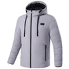 Doudoune capuche chauffante