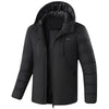 Doudoune capuche chauffante