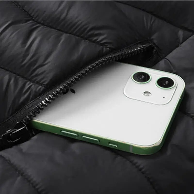 Doudoune chauffante avec batterie