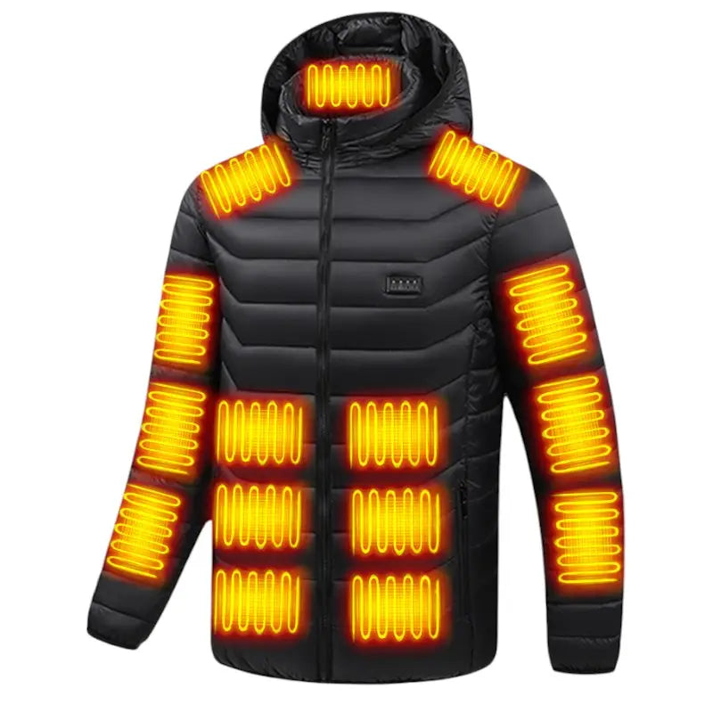 Doudoune chauffante avec batterie