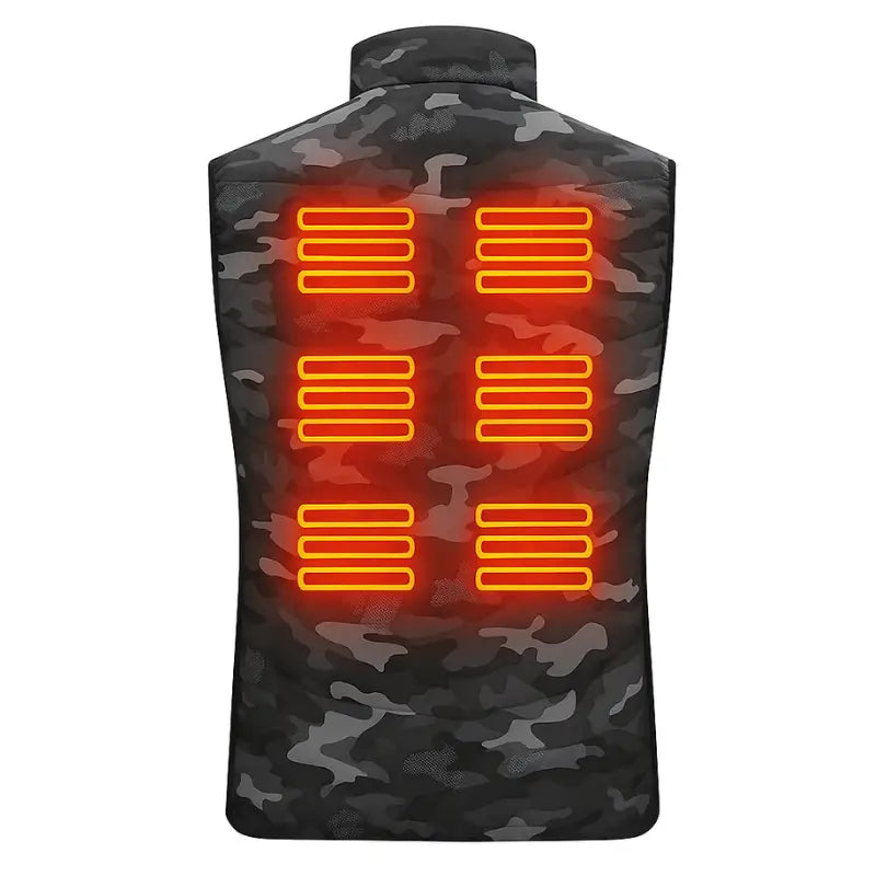 Doudoune chauffante camouflage