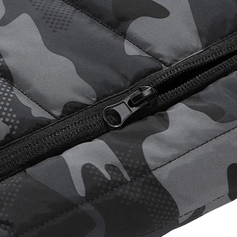 Doudoune chauffante camouflage