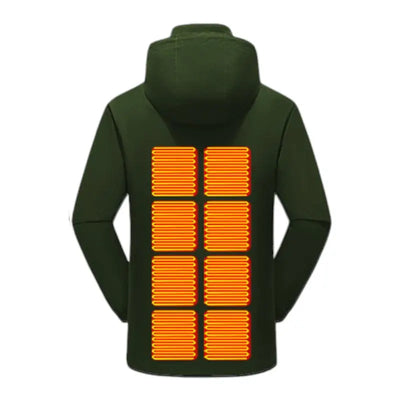 Doudoune chauffante doublé polaire femme