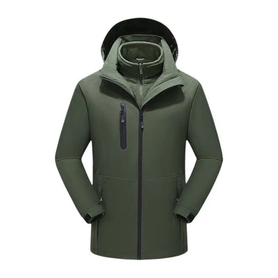 Doudoune chauffante doublé polaire femme