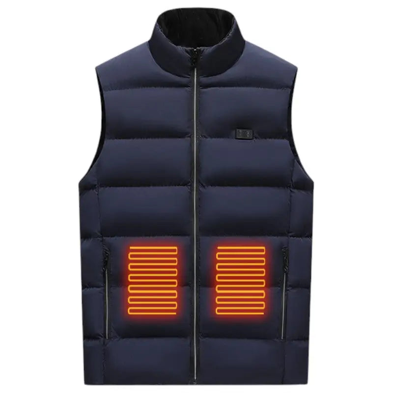 Doudoune chauffante équitation